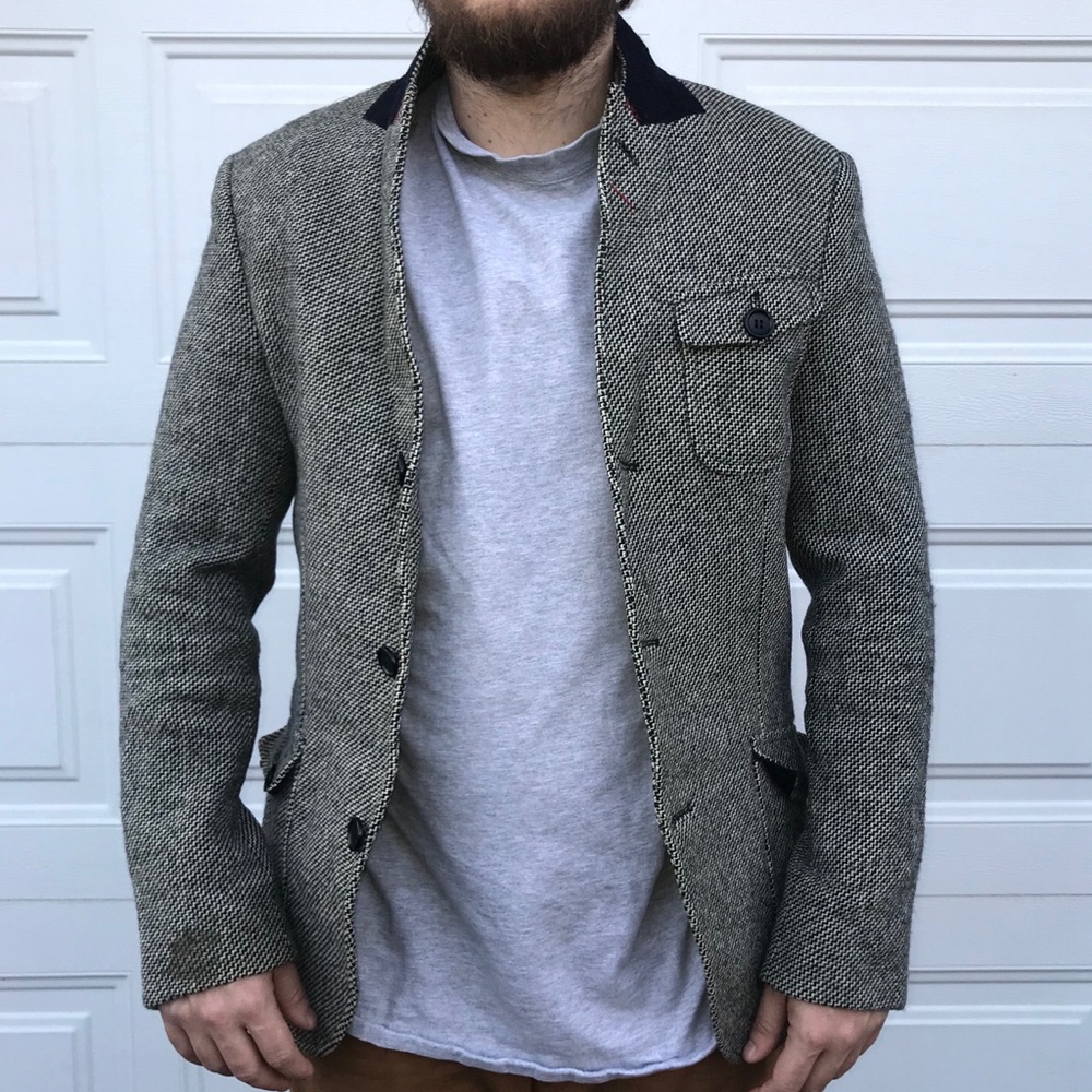 Mens Superdry Timothy Everest Tweed Jacket Blazer